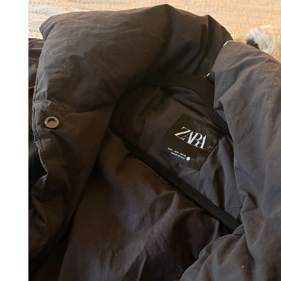 Zara Quilted Puffer Coat ZW CollectionSize M - Picture 4 of 5